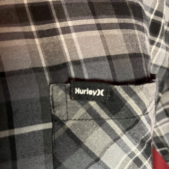 Hurley | Mens Button Down Skate Shirt Large - Picture 4 of 7